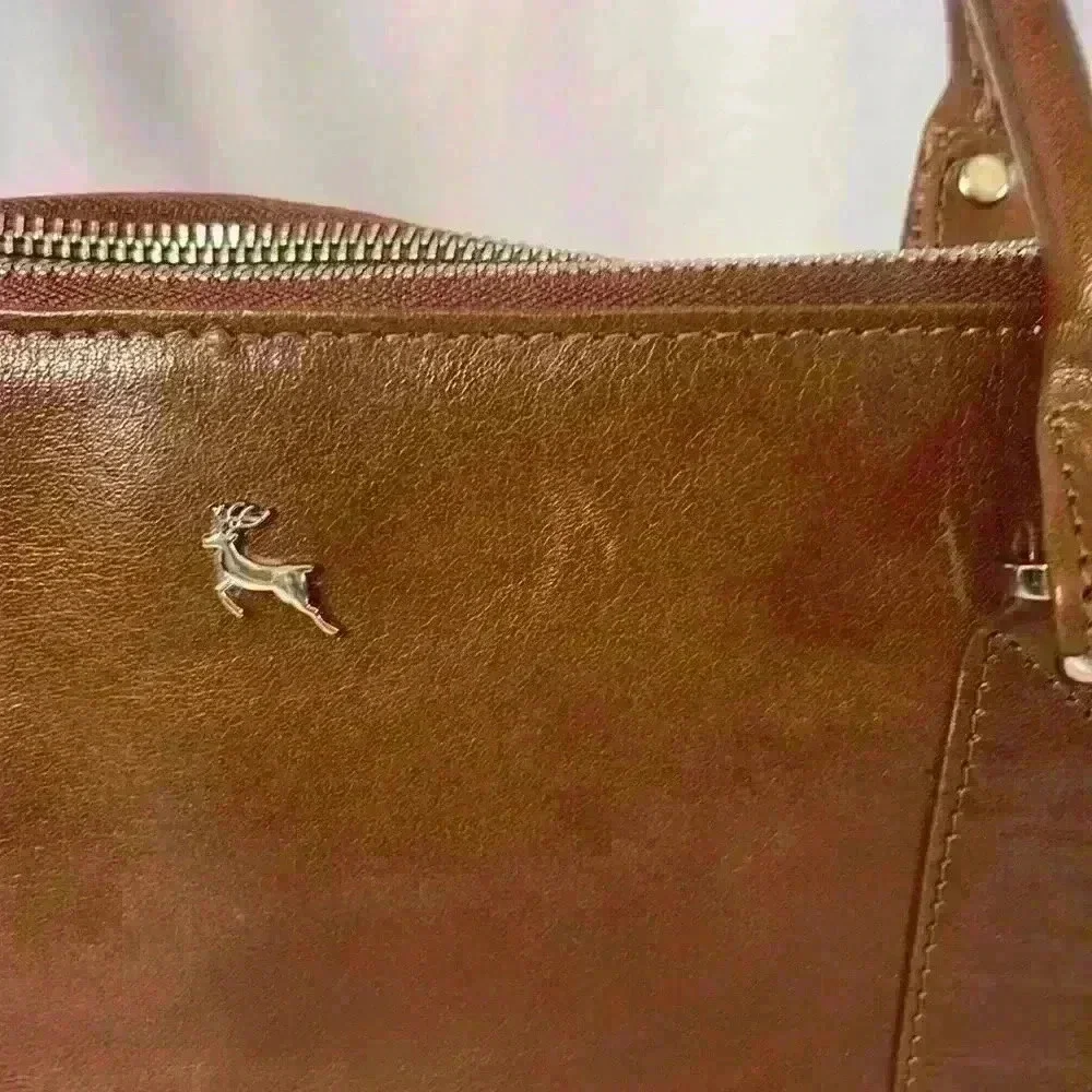 Ashwood Gina Genuine Leather Bag Tan - Picture 5 of 16